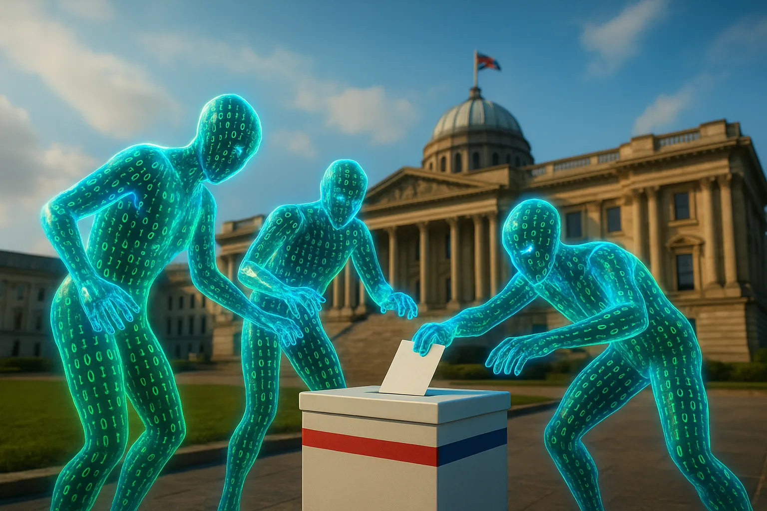 malicious ai swarms threatening democracy ballot box