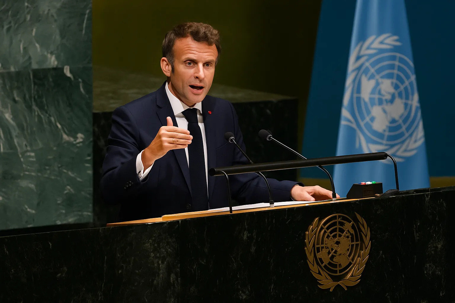 Macron UN speech