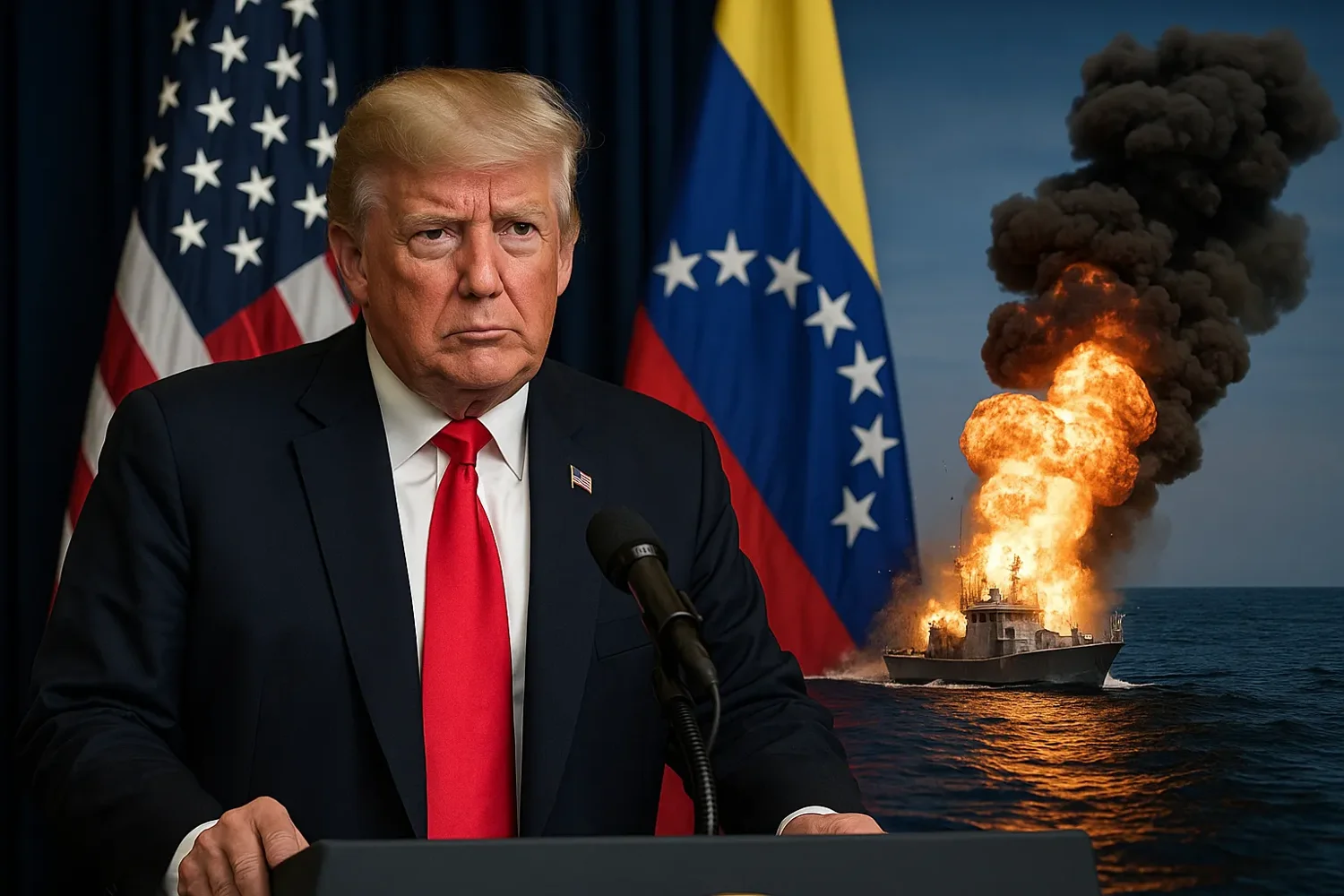 Trump Venezuela drug vessel