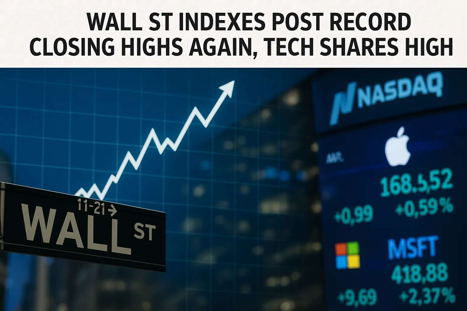 Wall Street record highs