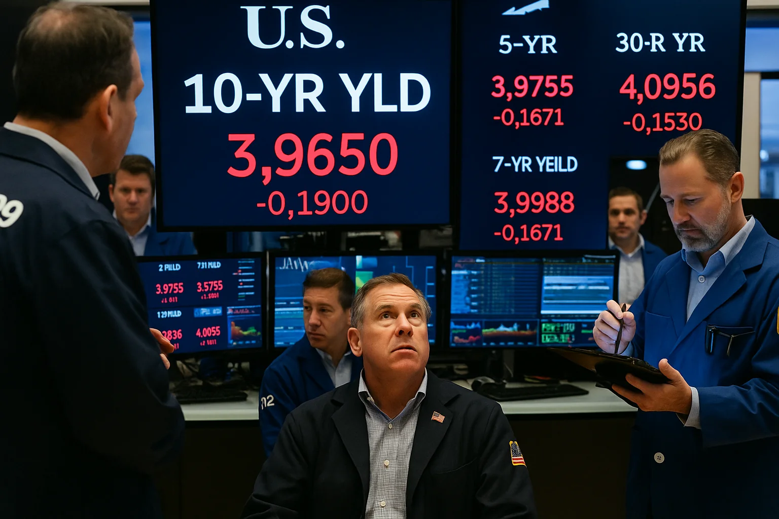 10-year Treasury yield: investors flee to bonds amid trade war fears