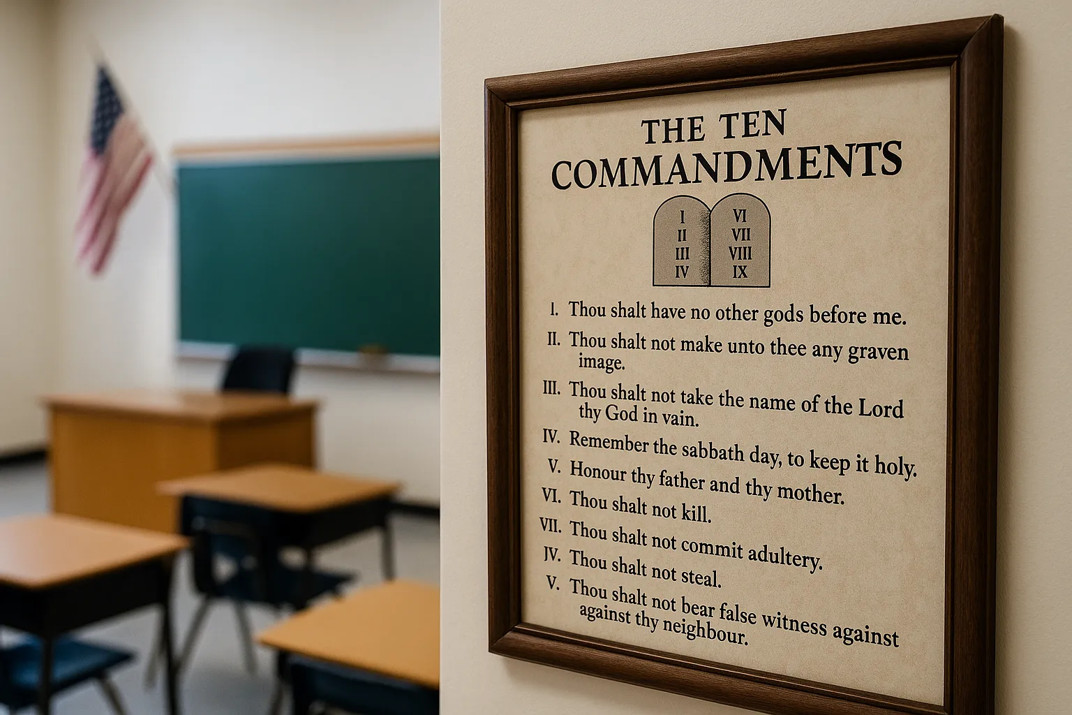 Ten Commandments school law sparks Louisiana appeal