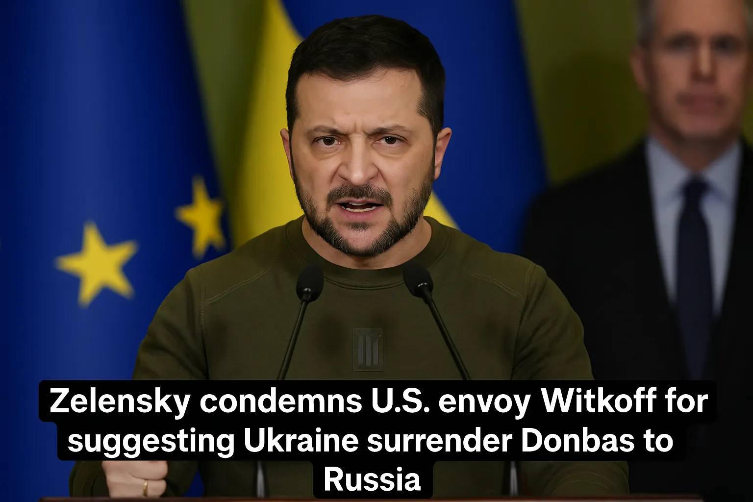Witkoff Donbas plan: Zelensky exposes U.S. betrayal in Washington