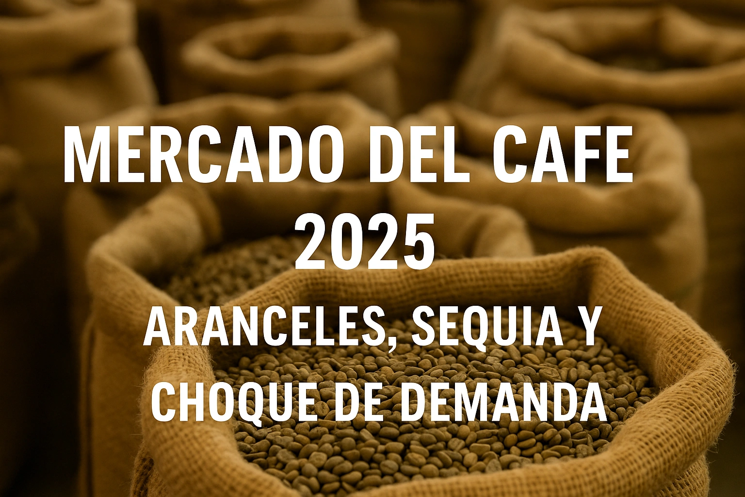 Mercado del café 2025: aranceles, sequía y choque de demanda